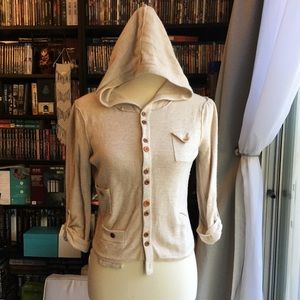 Anthropologie Cropped Sweater Cardigan